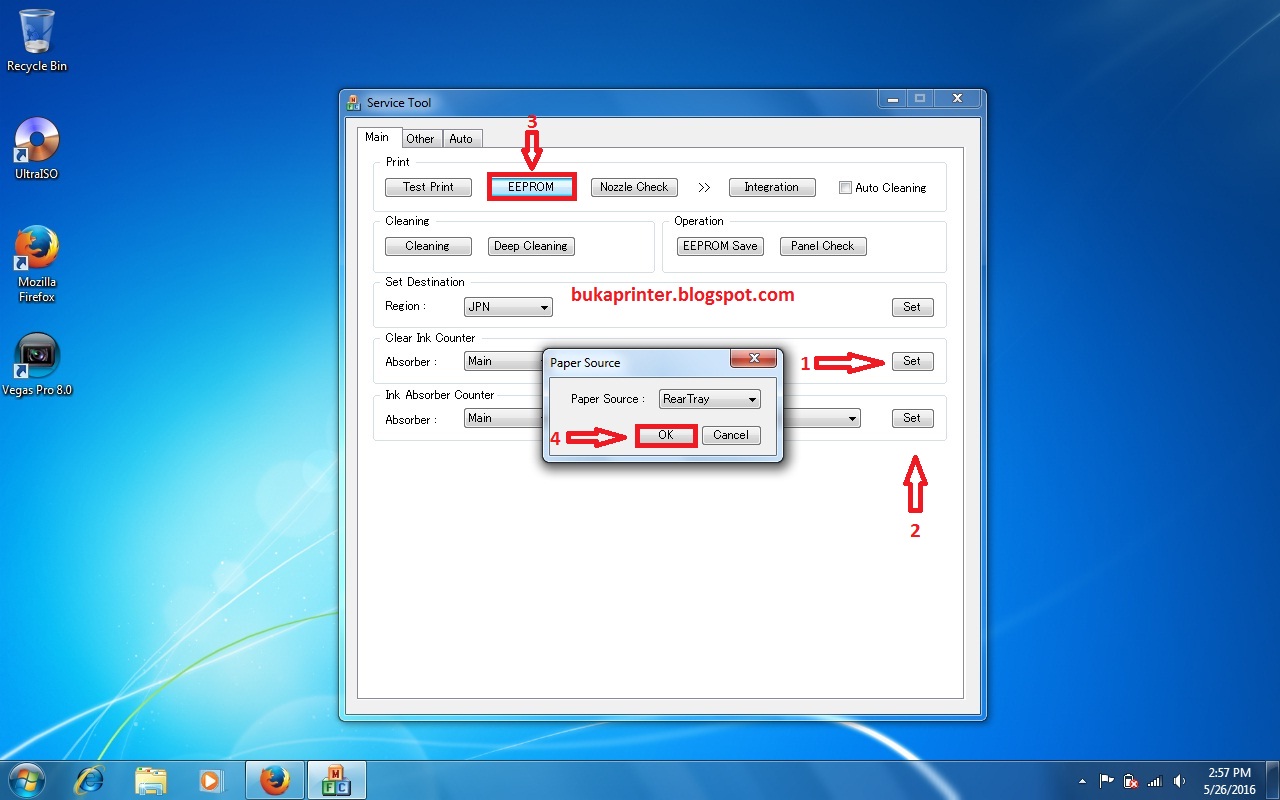 Service tool for canon mp237 Service tool for canon mp237