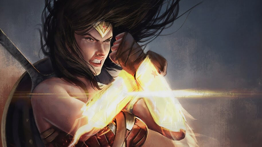 Wonder Woman, Art, DC, Superhero, 4K, #6.1342