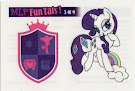 My Little Pony Tattoo Card 3 Equestrian Friends Trading Card