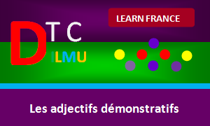 Les adjectifs démonstratifs