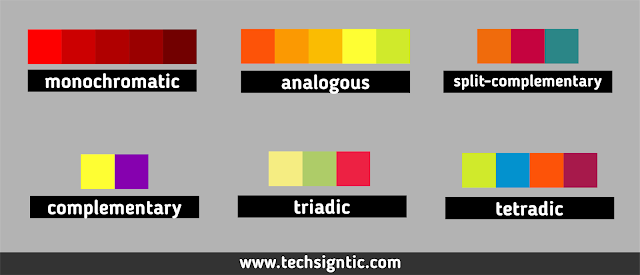 Color palette, techsignic.com