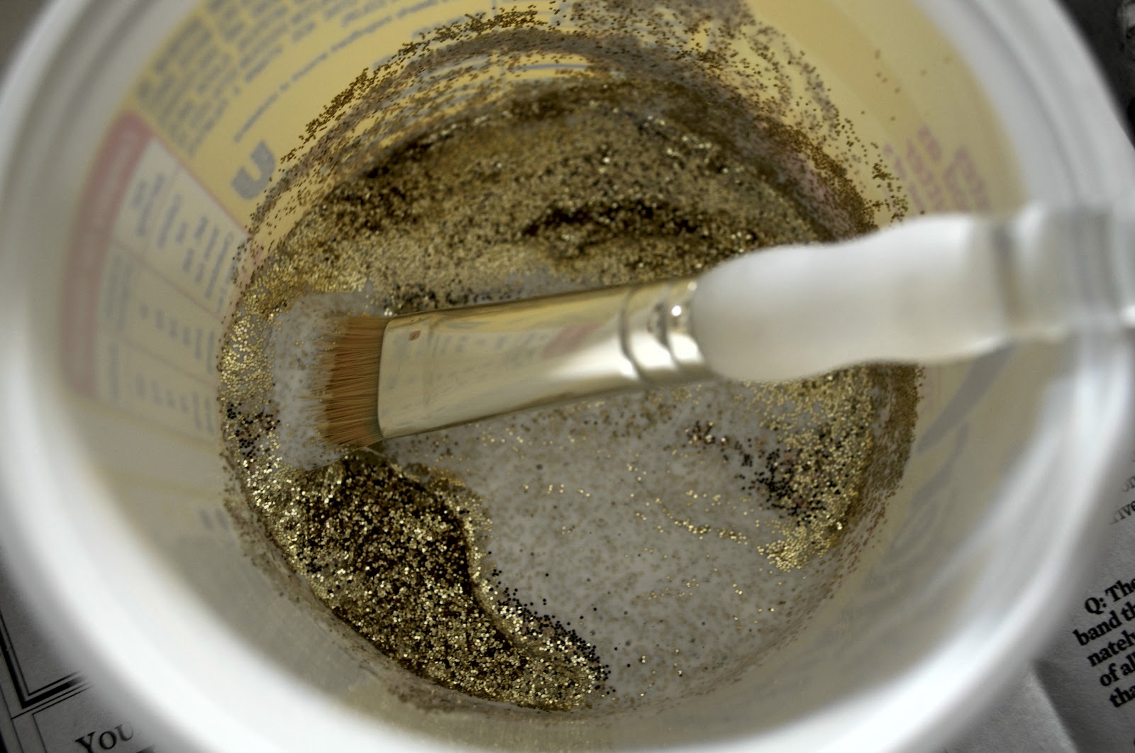 Creative Elements DIY Glitter Shoes