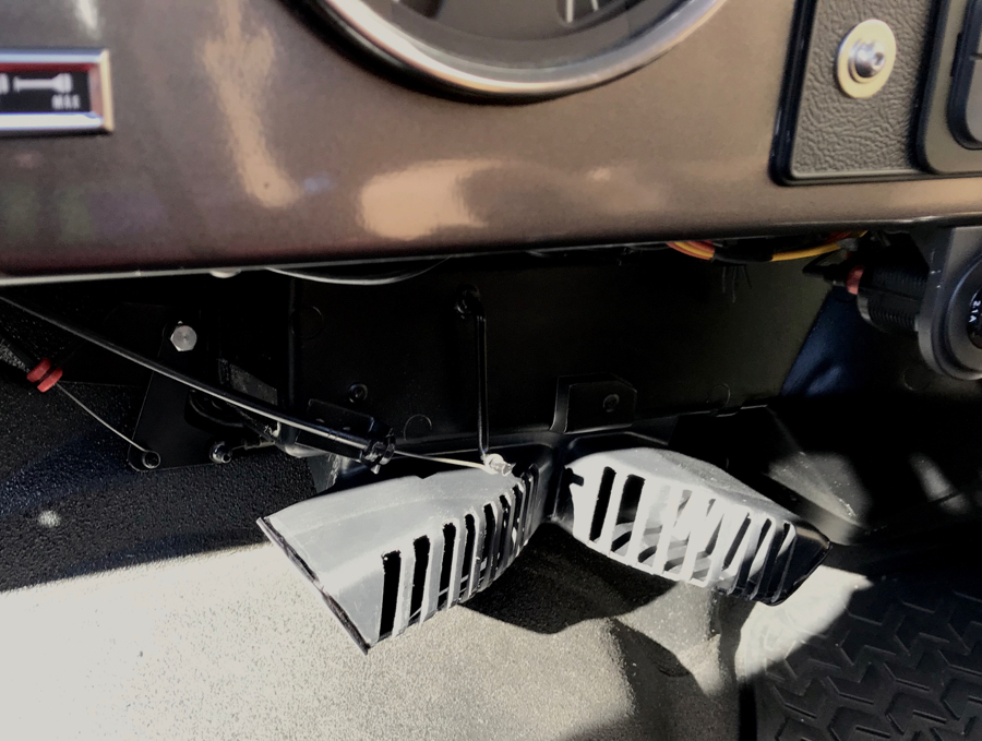 1986 Jeep CJ7 Restoration: CJ7 Heater Duct Modification