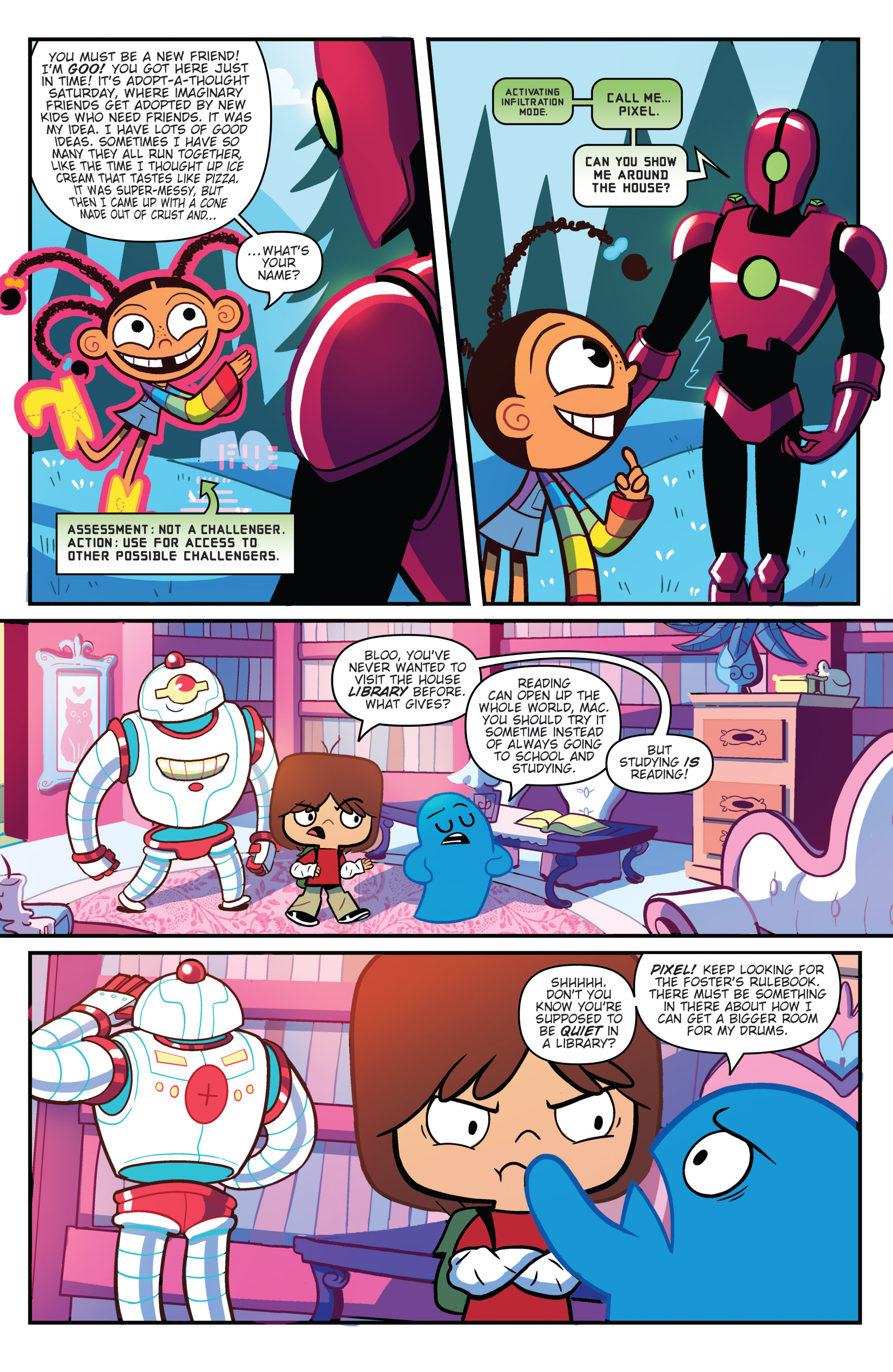 Read online Super Secret Crisis War! comic -  Issue # _Special - Foster's Home for Imaginary Friends - 9