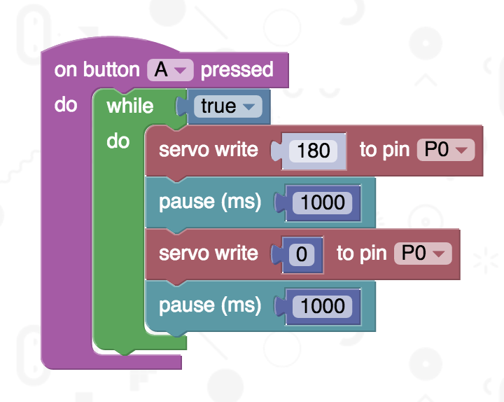 Robots and Physical Computing Microbit, Servo control with Micropython or blocks