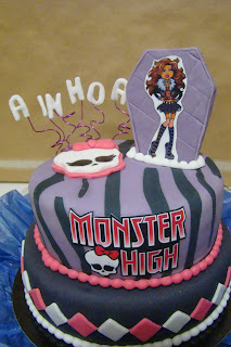 Tortas Monster High, Clawdeen Wolf, parte 1