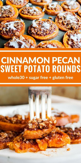 The Magic Cinnamon Pecan Sweet Potato Rounds