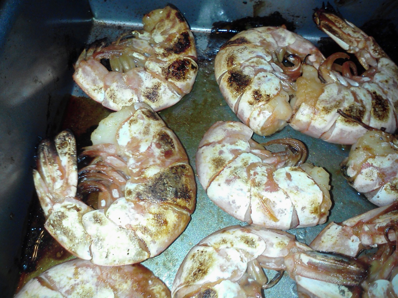 Eating the City of Oaks Argentinian Pink Shrimp