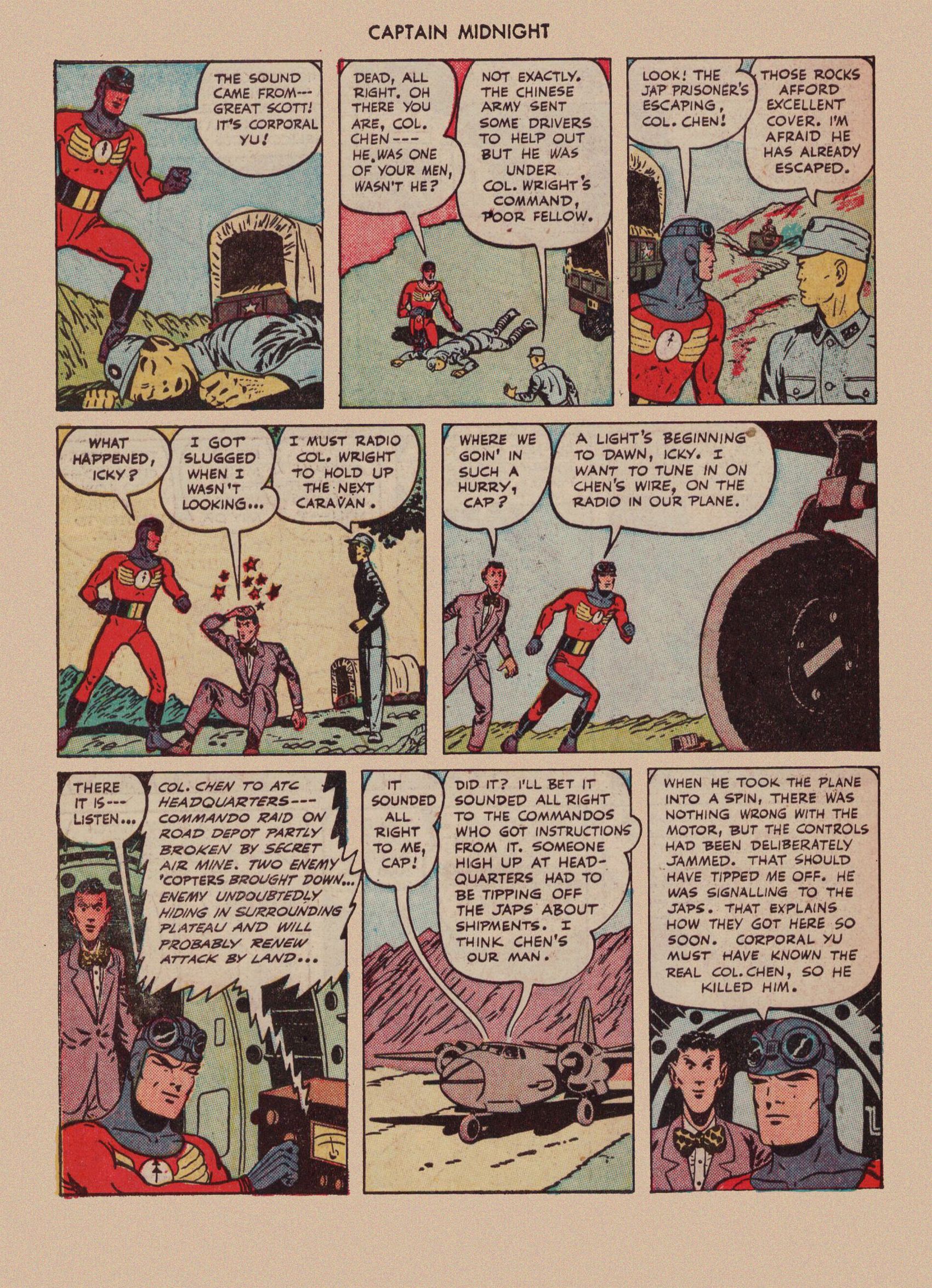 Read online Captain Midnight (1942) comic -  Issue #40 - 46