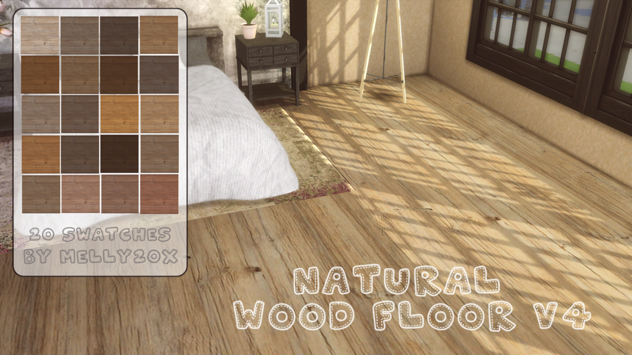 Sims 4 CC's The Best Natural Wood Floor V4 by Melly20x Natural wood flooring, Sims house