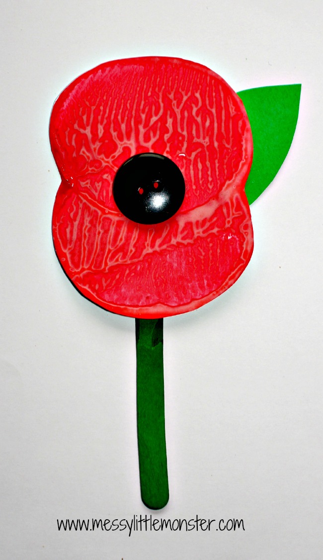  simple Remembrance Day poppy potato print craft for preschoolers upwards eyfs