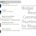 Cara Membuat Widget Recent Comment di Blogger