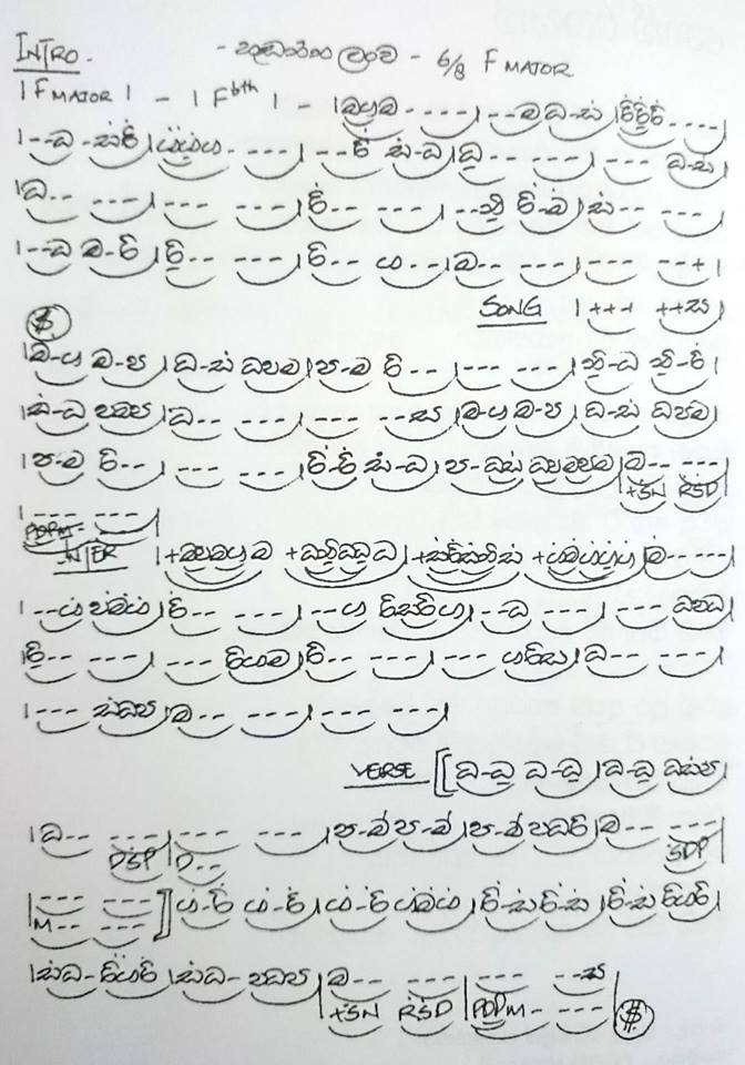 Sinhala Notation 2018