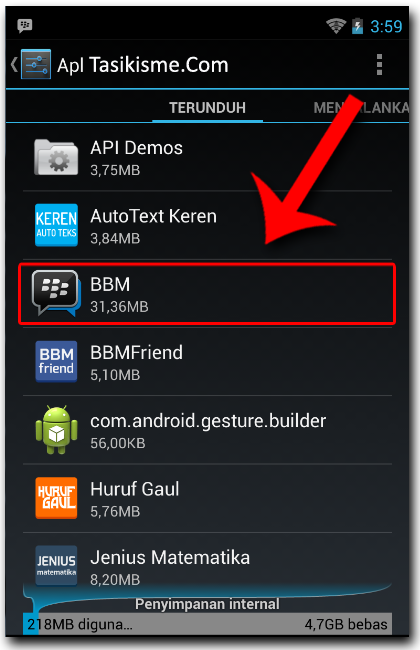 Cara Rubah PIN BBM Android