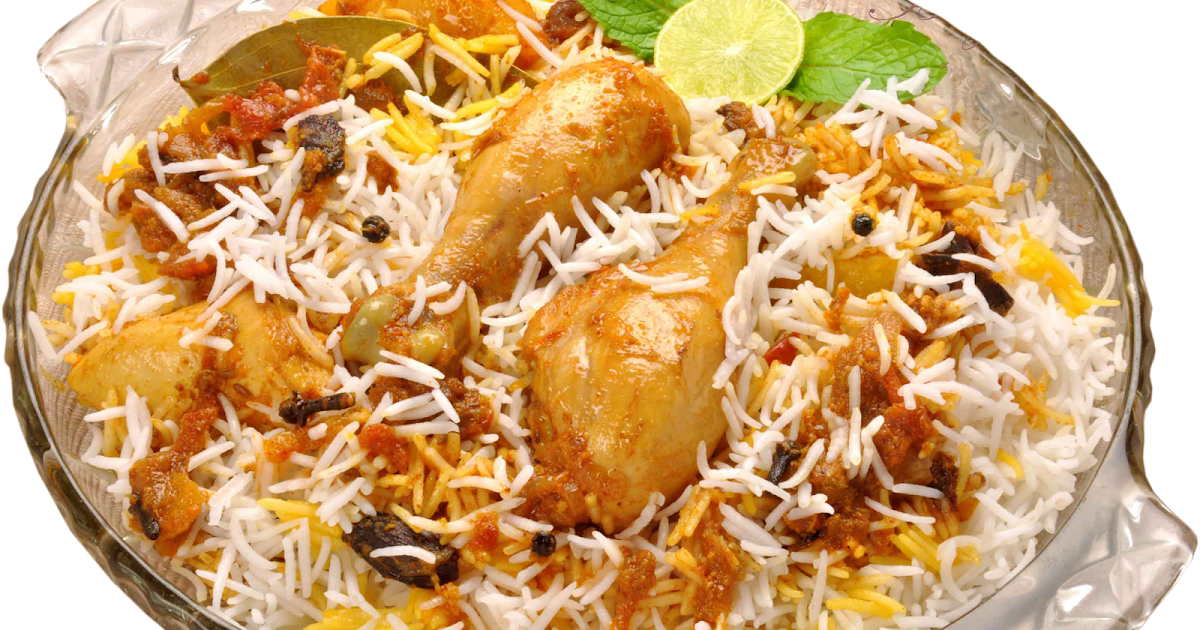 Chicken Biryani Plate - HD Images PNG | Free Download Transparent
