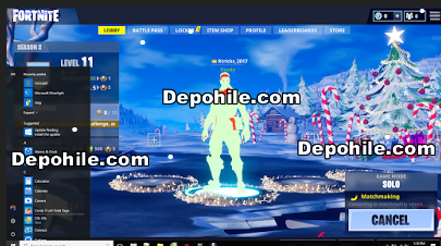 Fortnite Yılbaşı Pack (Christmas) Aimbot,Chams Hile 2018 New