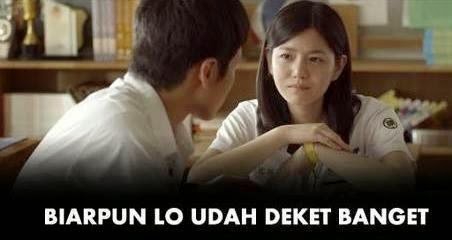 biarpun lo udah jadi deket banget