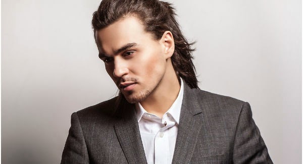 cara rambut panjang pria