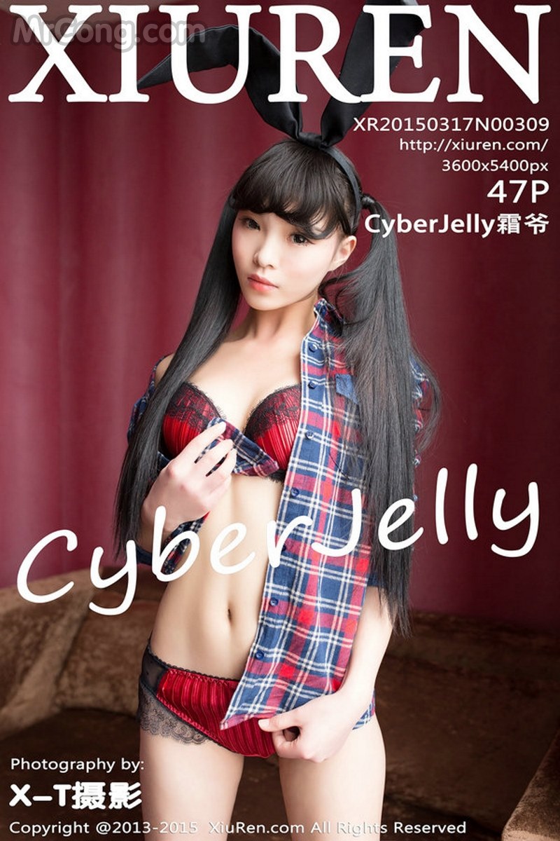 XIUREN No.309: Model CyberJelly (霜 爷) (48 photos)