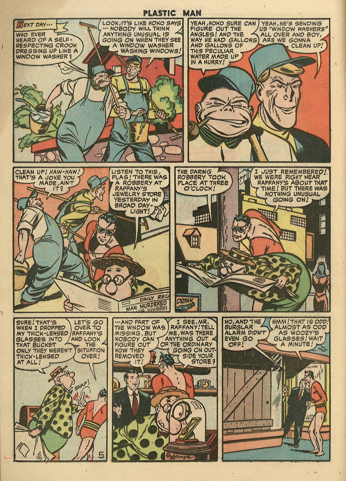 Read online Plastic Man (1943) comic -  Issue #28 - 20