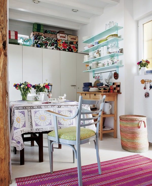 El refugio de una artista en Lavapiés ¡Sobresaliente en ingenio!