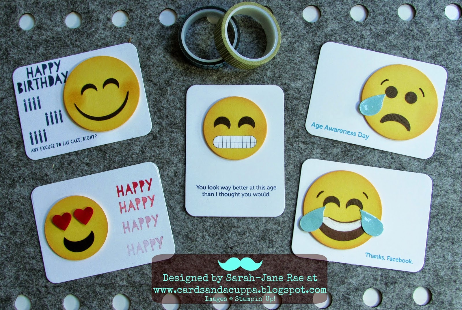 SarahJane Rae cardsandacuppa Stampin' Up! UK Order Online 24/7 It's Saturday Sharing! Making