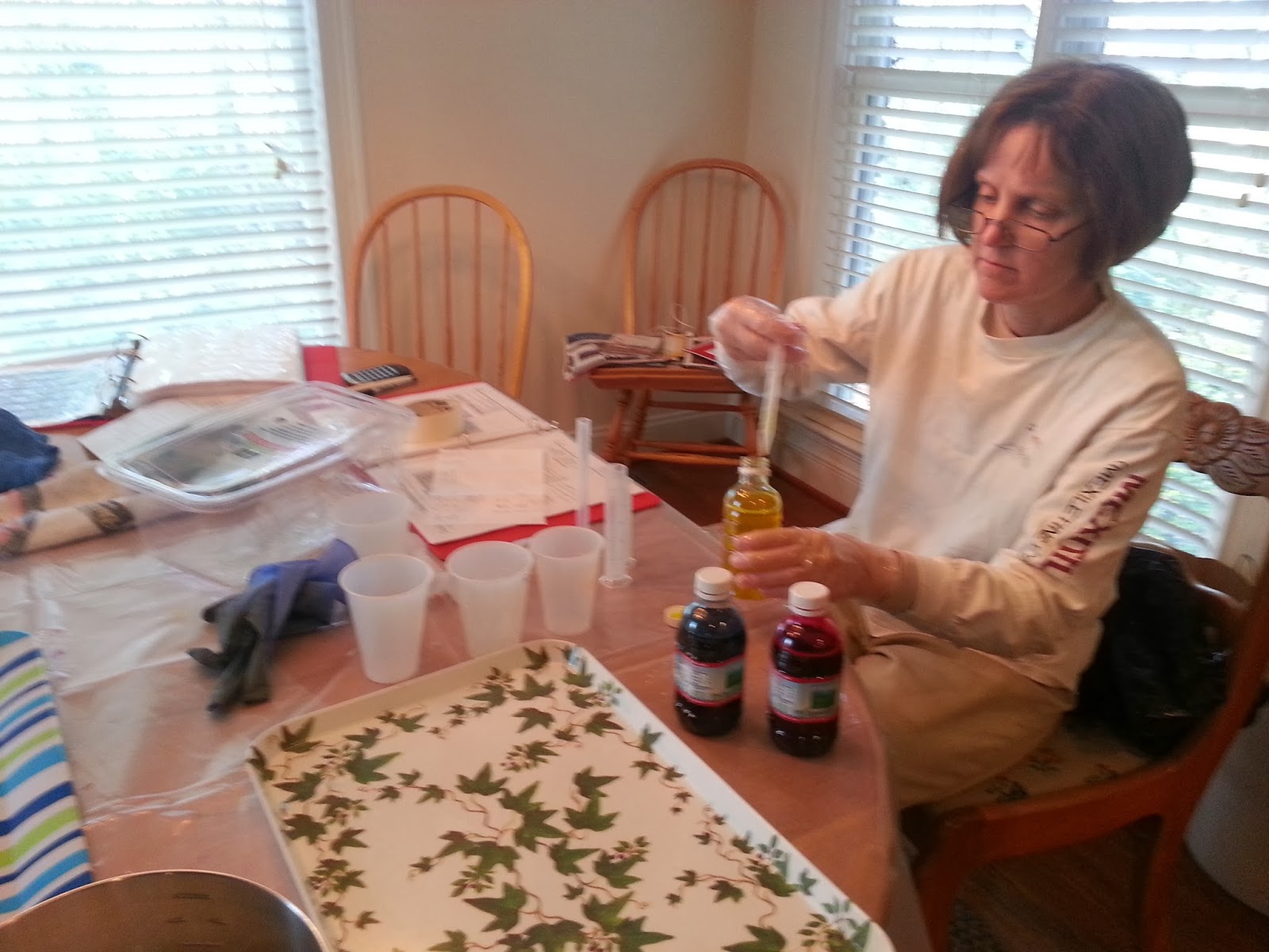 On the Edge Studio Silk Scarf Dyeing with Procion MX Dyes