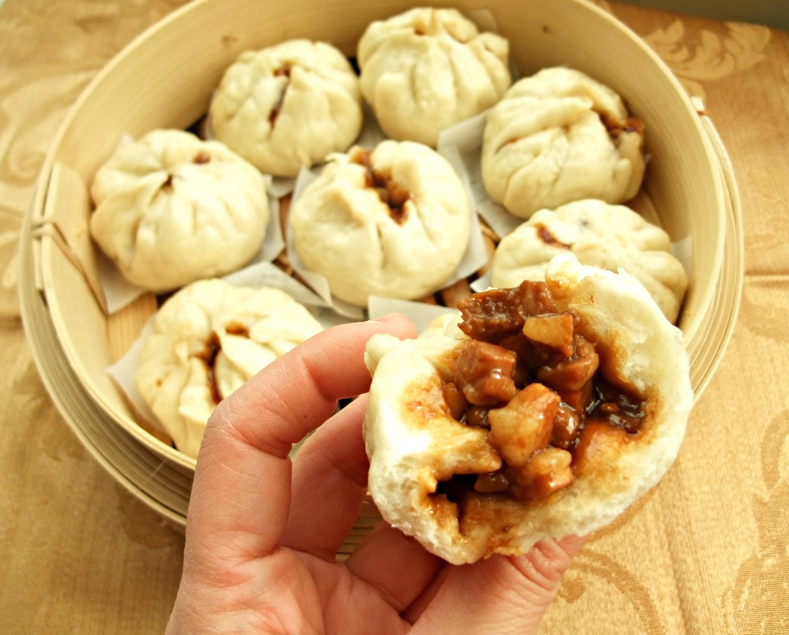 Susan's SavourIt! Steamed Roast Pork Buns (Char Siu Bao)...