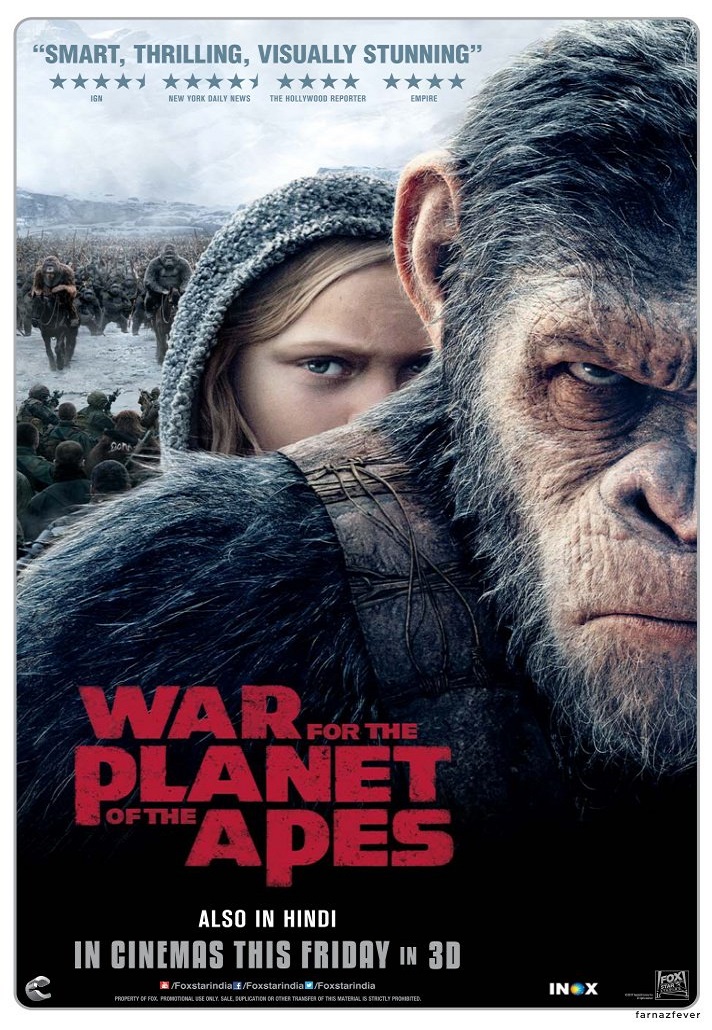 War For The Planet Of The Apes Full Movie Free War For The Planet OF The Apes (2017) Hindi PGS Subtitle - Hindi PGS