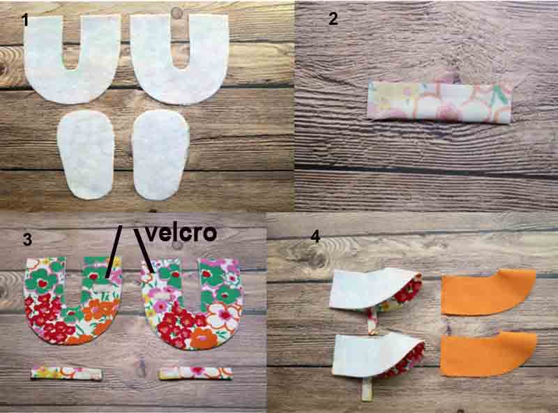 Tutorial Cara Membuat Sepatu Bayi dari Kain Perca