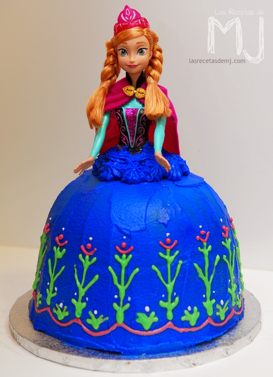 Cómo hacer una tarta decorada de Frozen 