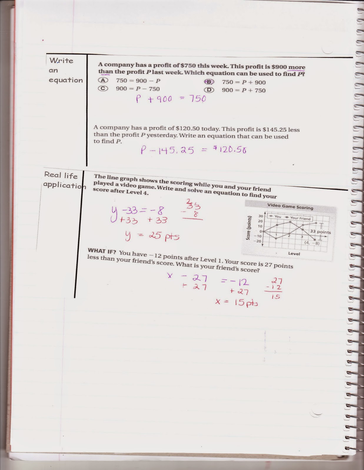 Ms. Jean's Classroom Blog: 3.3 Solving Equations Using Addition and