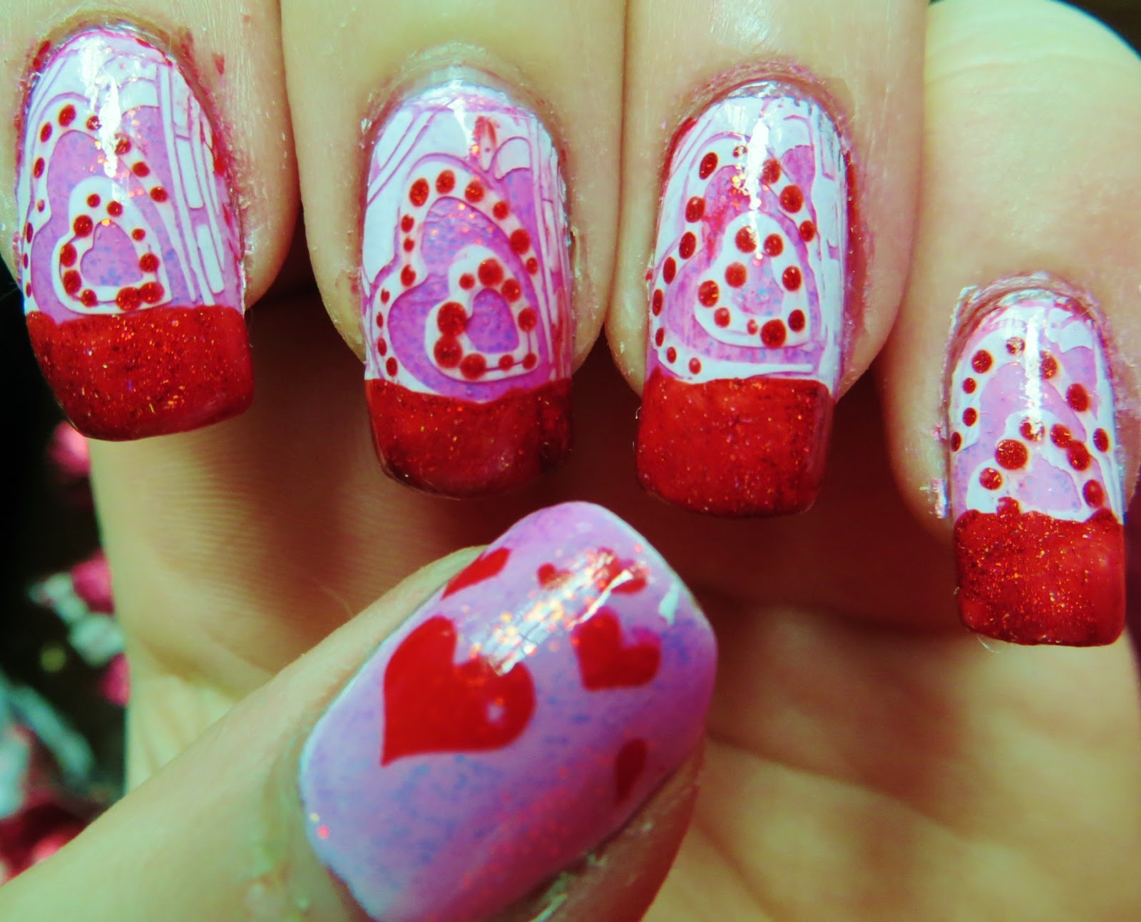 Beautometry: Valentine's Day 2013 Manicure