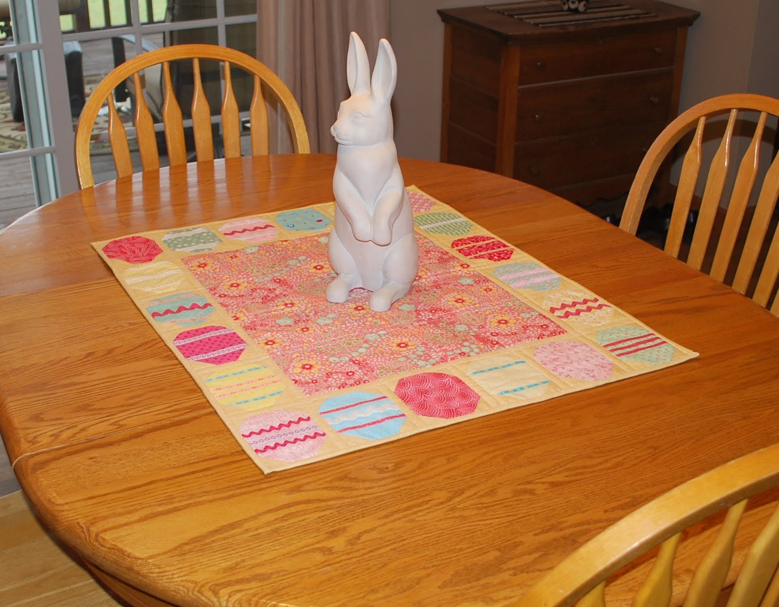Double Nickel Quilts Easter Eggs quilt