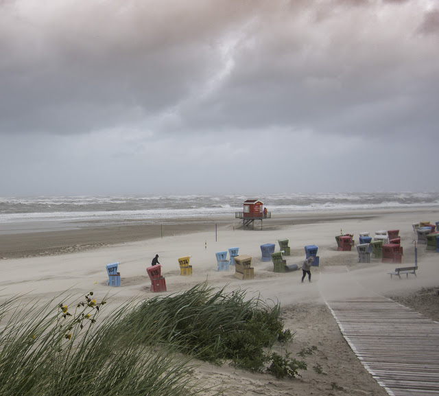 Orkantief, Sturm, Wetter, Langeoog, Deutschland, Nordsee, Natur, 