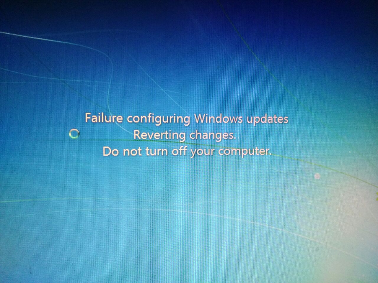 Cara Mengatasi Failure Configuring Windows Update Reverting Changes 