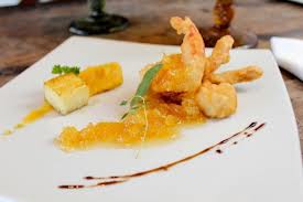 Tempura de Gambas com Chutney de Maçã