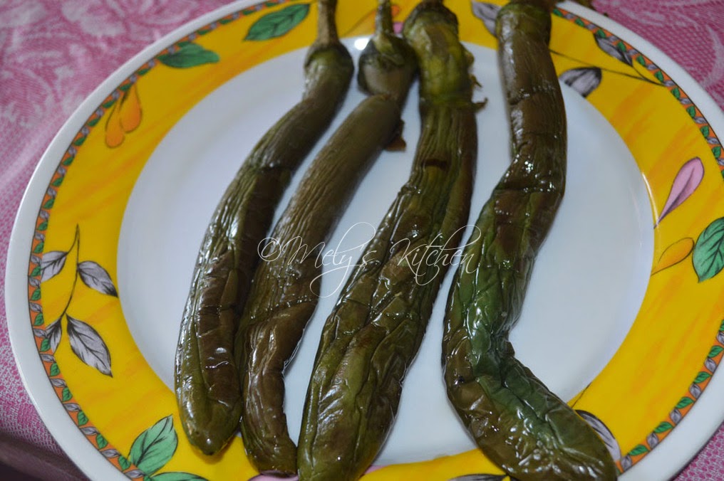 Mely's kitchen Boiled Eggplant Salad
