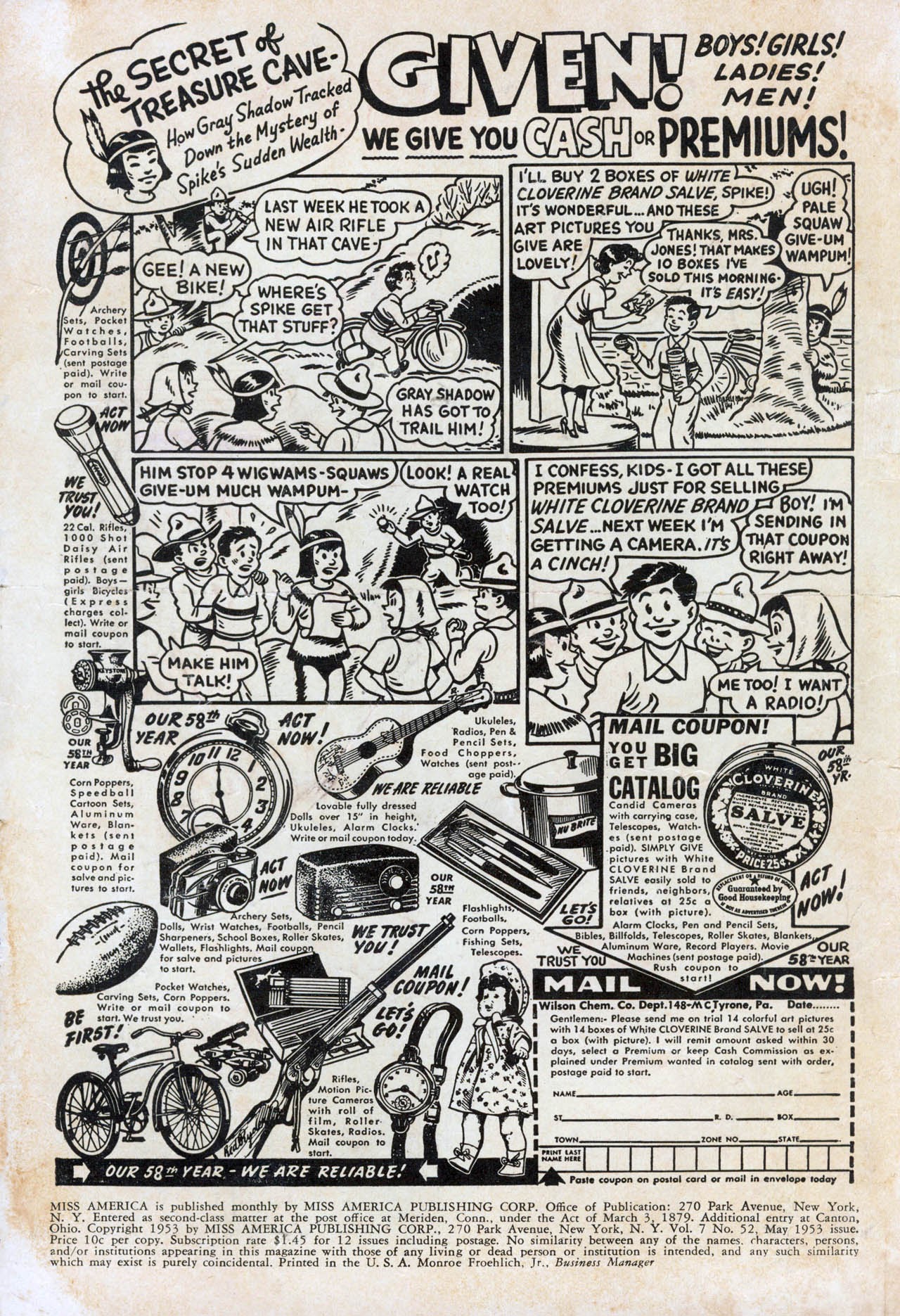 Read online Miss America comic -  Issue #52 - 2