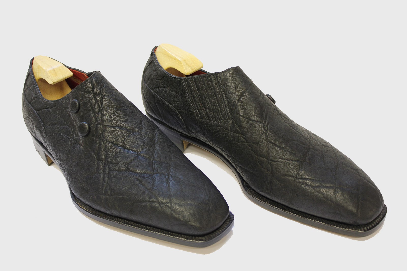 The Shoe AristoCat: GJ Cleverley - Edwardian button shoe with side ...