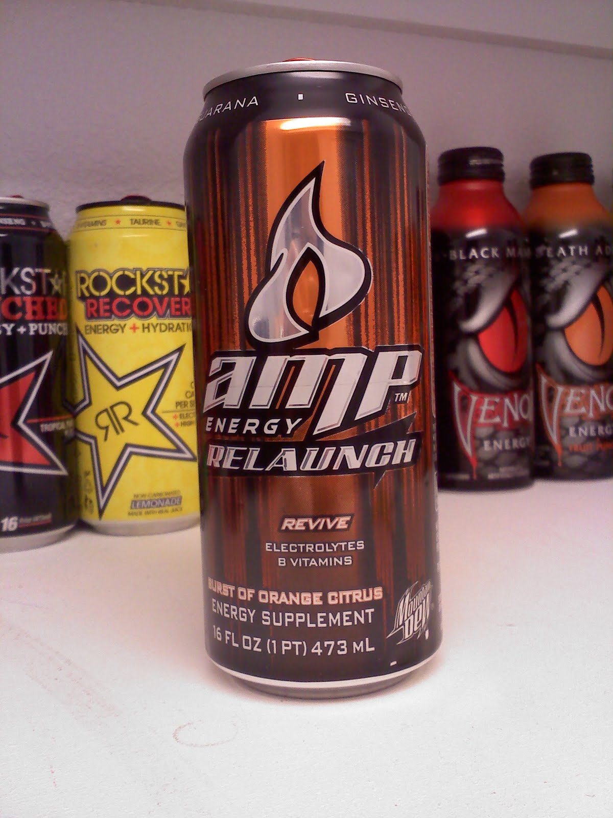 CAFFEINE! Review for Amp EnergyRelaunch