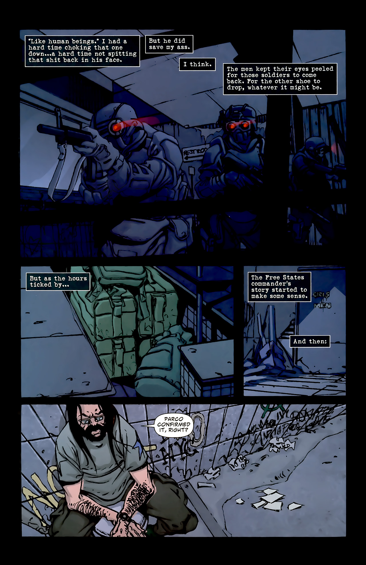 Read online DMZ (2006) comic -  Issue #39 - 11