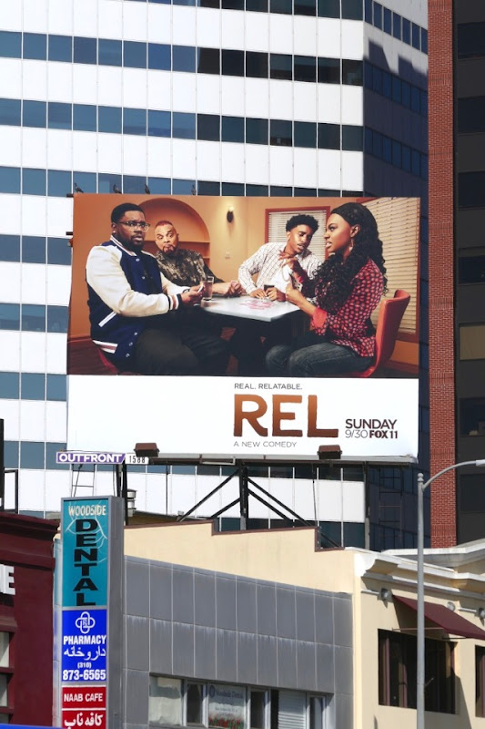 Rel season 1 billboard Westwood Boulevard Rel season 1 billboard