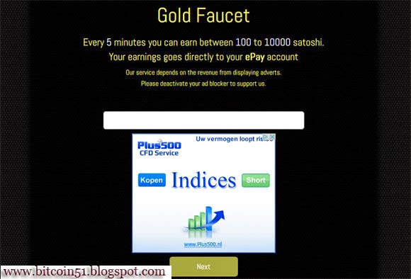 Gold Faucet