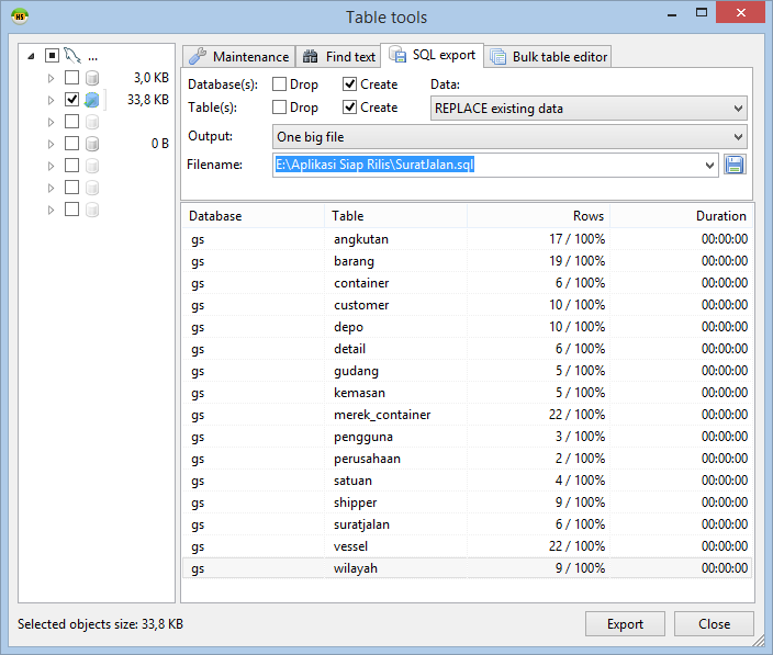 Cara Membackup Database Mysql Di HeidiSql - Coretan lama
