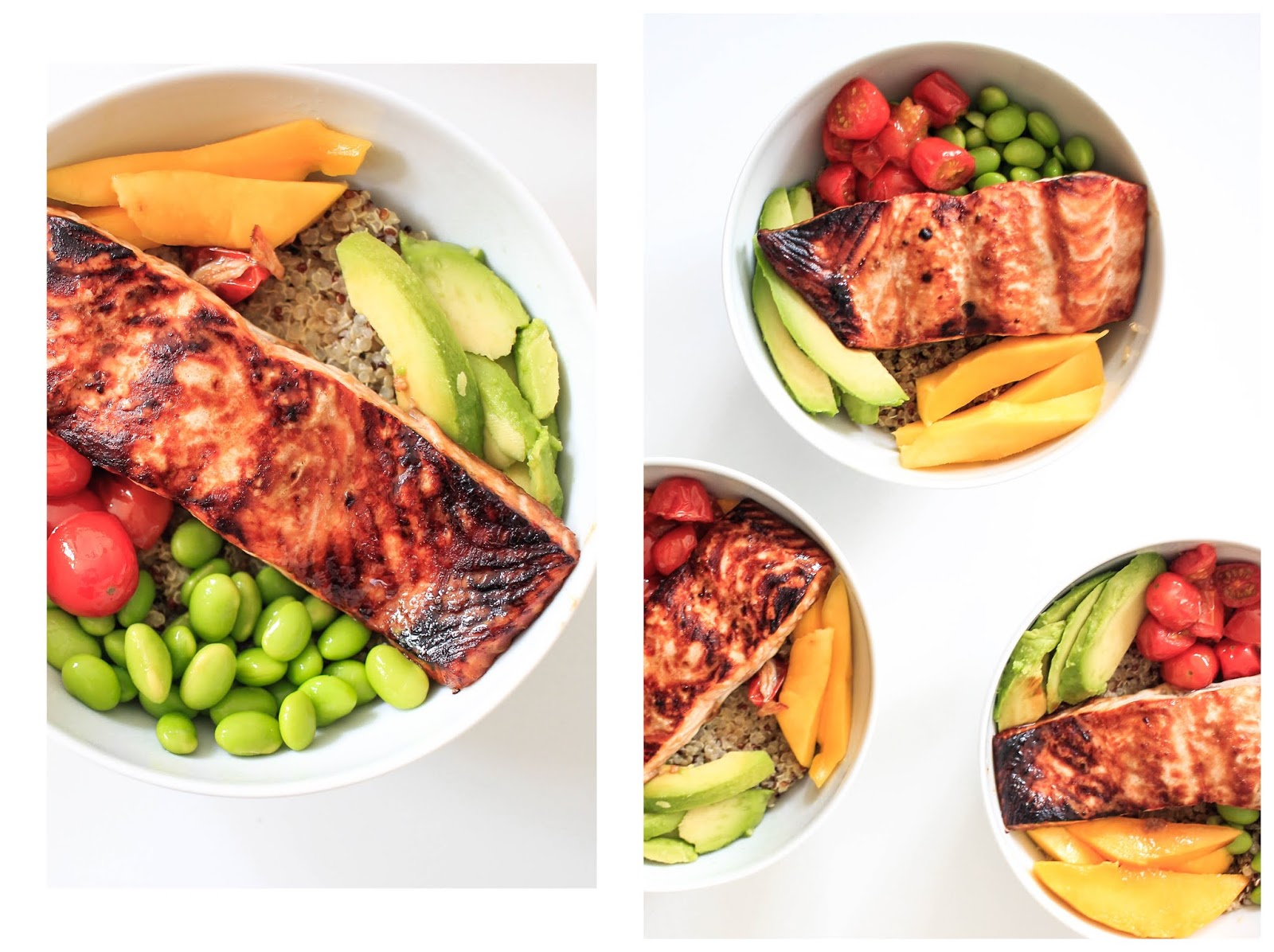 MANGO, AVOCADO AND SALMON BOWL RECIPE — Style and Sushi