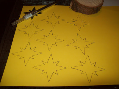 April's Homemaking: Star of Bethlehem Wood Craft