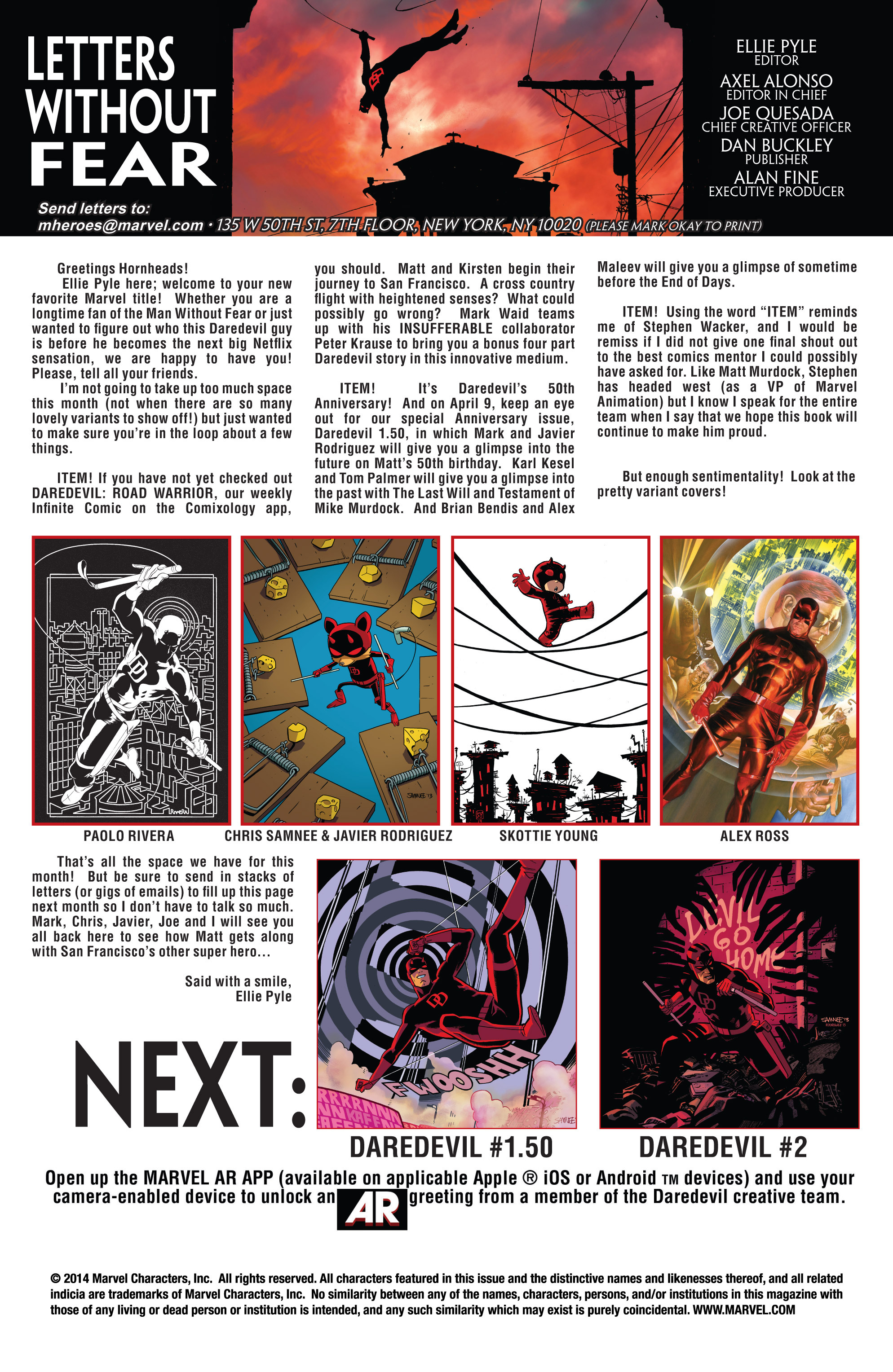 Read online Daredevil (2014) comic -  Issue #1 - 22