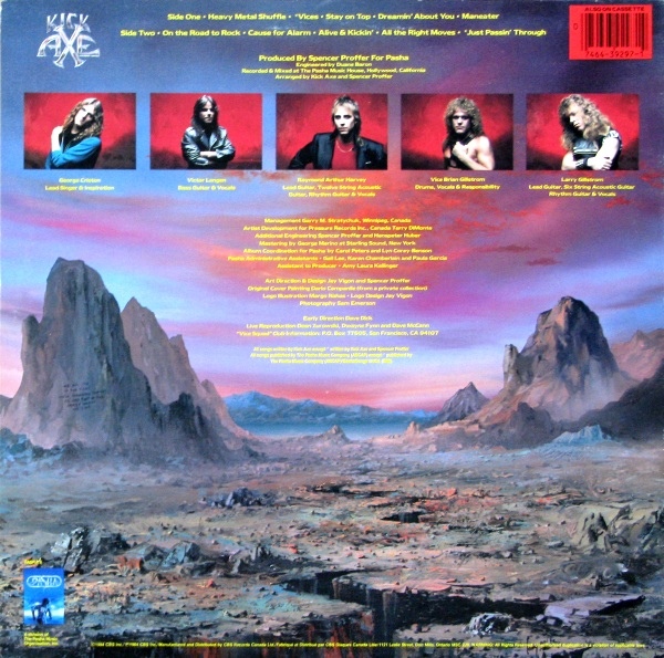 Heavy Metal Realm Kick Axe (Canada) Vices (Full Album)! Powerful