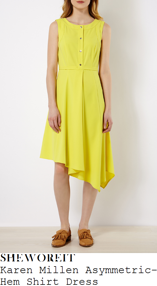 karen millen yellow dress